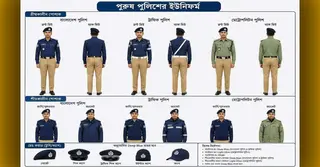 নতুন পোশাকে বাংলাদেশ পুলিশ